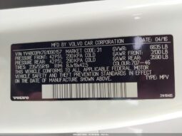 Volvo XC-90 T8 2016 | 2.0 Plug-in Hybrid AT AWD Momentum (090157-VIN) full